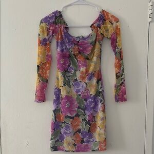 Floral Long Sleeve Dress